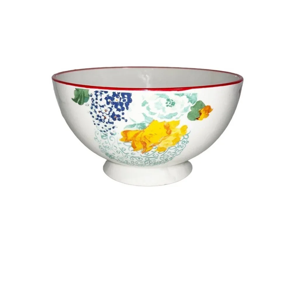 Pioneer Woman footed Country Garden Bowl